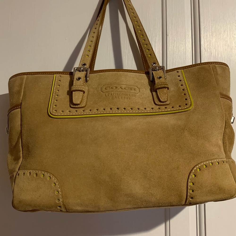 Coach gallery tote EUC